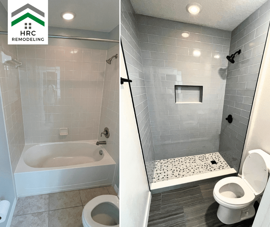 Tub to Shower Conversions in Tampa, FL | HRC Remodeling Tub to Shower Conversions in Tampa, FL | HRC Remodeling